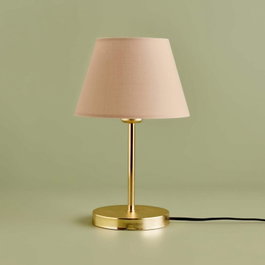 Opviq Lámpara de mesa AYD-3504 Beige y dorado